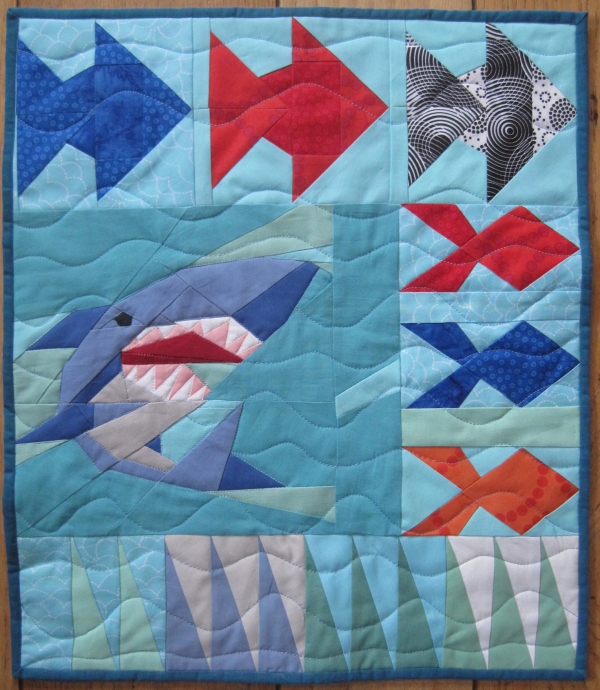 Shark front quilted